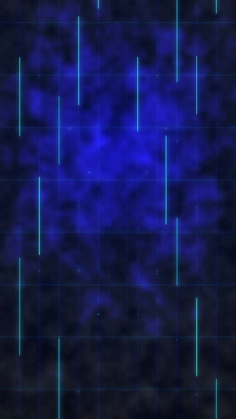Abstract dark blue texture background with glowing digital line motion, rai.. Stock Footage 348324391