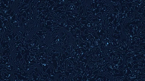 Abstract dark blue texture with light contours for design Stock Footage 338226920