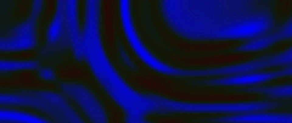 Abstract dark blue waves with smooth flowing lines and soft light background Stock Illustration