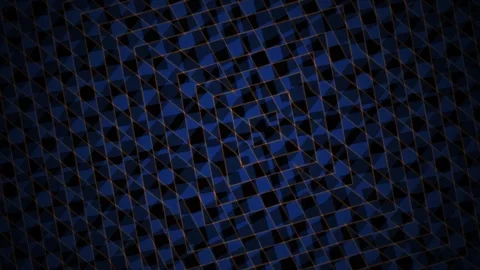 Abstract Dark Blue Wavy Grid Pattern Background Animation. Stock Footage 333911710