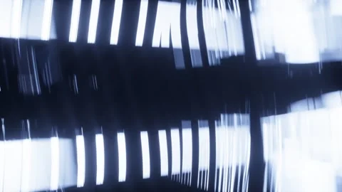 Abstract dark blue wavy lines moving in a loop, creating shapes Stock Footage 343760389