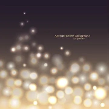 Abstract dark bokeh background Stock Illustration