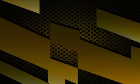 Abstract dark brown background with metallic elements. blank space. Stock Illustration