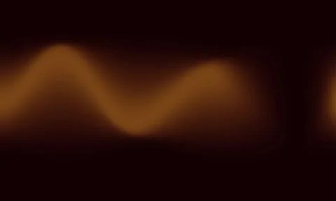 Abstract dark brown background with soft golden wavy gradient and fluid lig.. Illustration