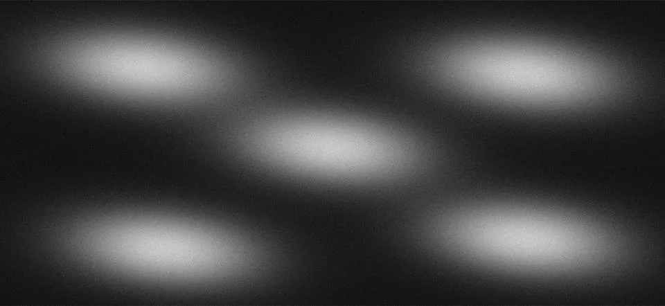Abstract Dark Cinematic Background with Five Soft White Spotlights and Heav.. Stock Illustration