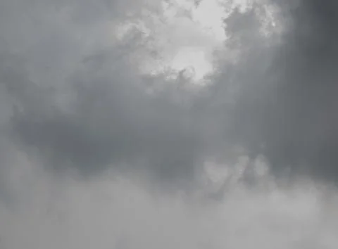 Abstract of dark cloud before storm at evening Stock Photos