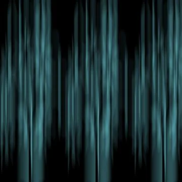 Abstract Dark Cyan Tech Vertical Streaks on Black Background Illustrazione stock