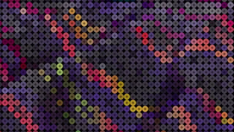 Abstract Dark Digital Button Mosaic Seamless Loop Background Stock Footage 333029804