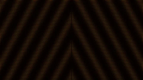 Abstract Dark Digital Pattern with Glowing Orange Dots and Chevron Lines Stock Footage 331352439