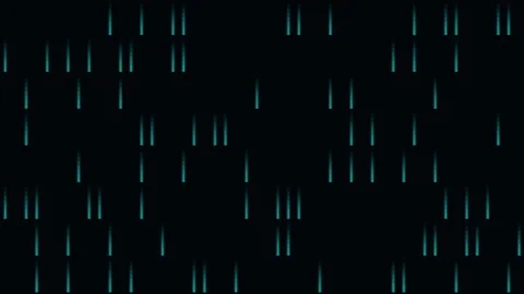 Abstract Dark Digital Rain Matrix Motion Background Loop. Stock Footage 345393347