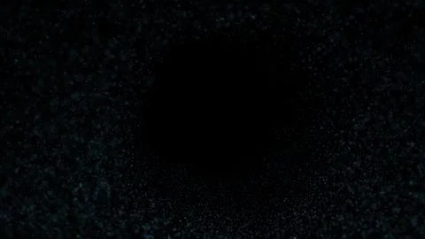 Abstract dark dotted tunnel with flickering dots loop copy space animation Stock Footage 345682348