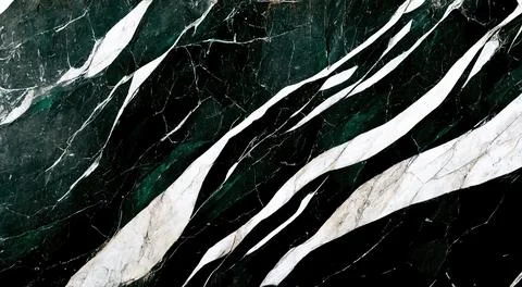 Abstract dark emerald marble texture. Digital illustration Stock Illustration