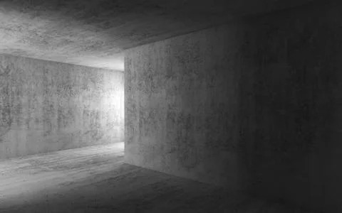 Abstract dark empty concrete interior background Stock Illustration
