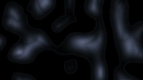 Abstract dark fluid blobs and shapes with subtle light reflections moving Stock Footage 340932936