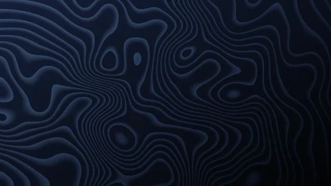 Abstract dark fluid wave patterns with smooth flowing lines and depth effects Stock Footage 315400923