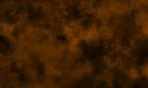 Abstract Dark Fog Texture Background With Dramatic Orange Clouds Stock Photos