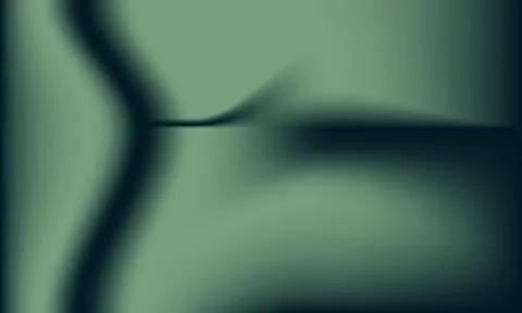 Abstract dark forest green blurred wave background with smooth gradient tra.. 库存插图