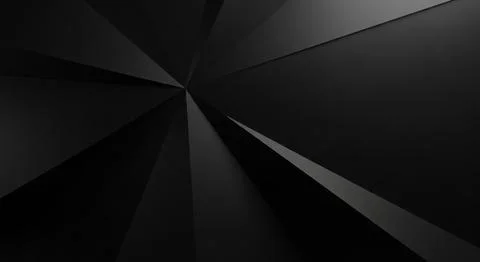 Abstract dark geometric background with modern triangular design and black .. Stock Illustration