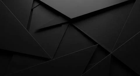 Abstract dark geometric background with modern futuristic triangular shapes Stock Illustration
