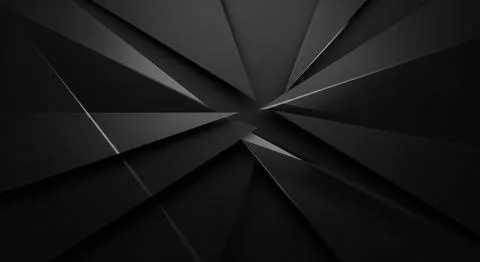 Abstract dark geometric background with radial shapes and modern minimalist.. Stock Illustration