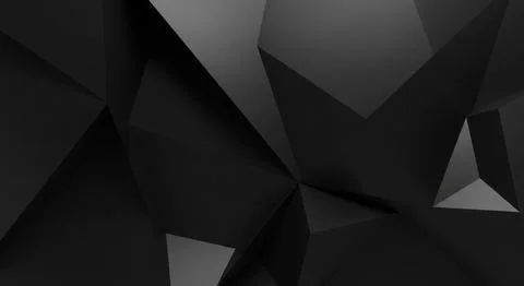 Abstract dark geometric background with sharp triangular shapes and modern .. Stock Illustration