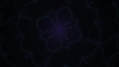 Abstract Dark Geometric Pattern with Subtle Glowing Center. Stock Footage 333911709