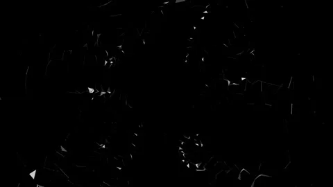 Abstract Dark Geometric Shape Pattern with Subtle Light Accents Stock Footage 341374347