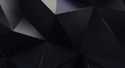 Abstract dark geometric shapes background with modern futuristic design Stock Illustration