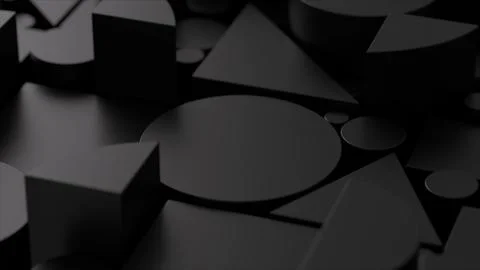 Abstract dark geometric shapes forming modern background pattern 스톡 일러스트