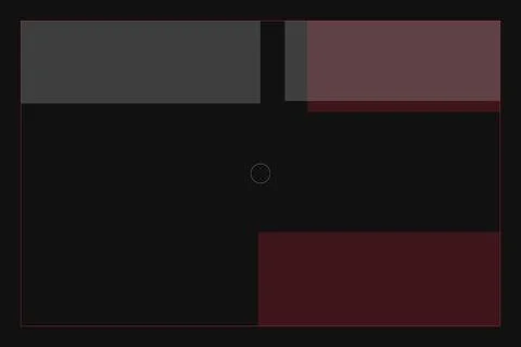 Abstract Dark Geometric Shapes with Red and Gray Blocks Stock Illustration