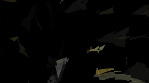 Abstract dark geometric shards background animation 動画素材 319841812