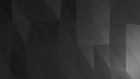 Abstract dark geometric surface with angular low-poly shapes Stock Footage 327327864