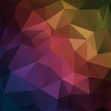 Abstract dark geometric triangle background Illustrazione stock
