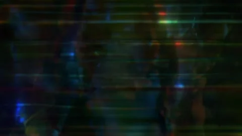 Abstract Dark Glitch Background With Blue Green and Red Light Noise Stock Footage 332303689