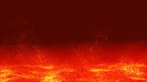Abstract dark glitter fire particle lights. Fire ember particles over a bla.. Stockillustratie
