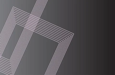 =Abstract dark gradient background with dynamic smooth shapes on it Stock Illustration