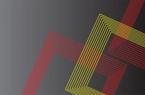 =Abstract dark gradient background with dynamic smooth shapes on it Stock Illustration