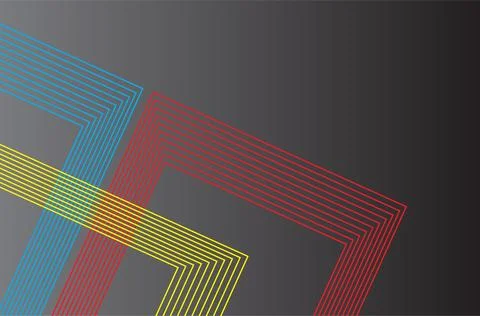 =Abstract dark gradient background with dynamic smooth shapes on it Stock Illustration