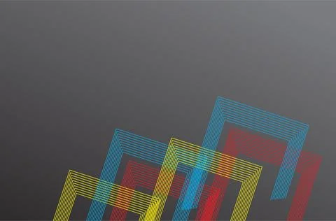 =Abstract dark gradient background with dynamic smooth shapes on it Illustrazione stock