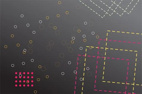 =Abstract dark gradient background with dynamic smooth shapes on it Stock Illustration