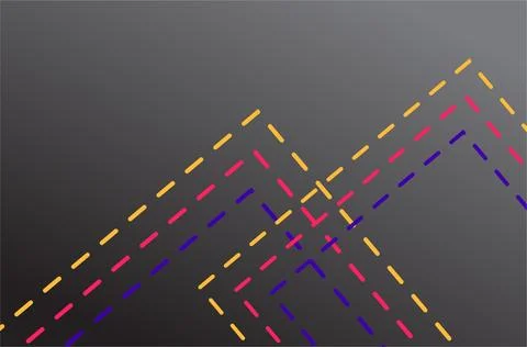 =Abstract dark gradient background with dynamic smooth shapes on it Stock Illustration