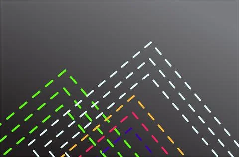 =Abstract dark gradient background with dynamic smooth shapes on it Stock Illustration