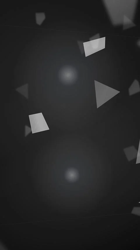 Abstract dark gradient background with subtle geometric shape transitions Stock Footage 345493305