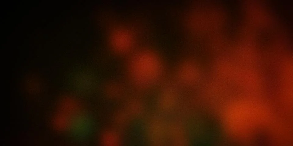 Abstract dark gradient background with warm red and green spots, creating a.. Stock Illustration