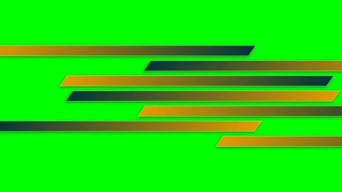 Abstract dark gradient bars arranged horizontally on a bright green backgroun Stock Footage 340266042