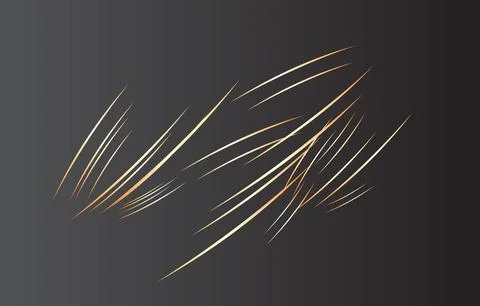 Abstract dark gradient design with golden shapes and smooth curves Stock Illustration