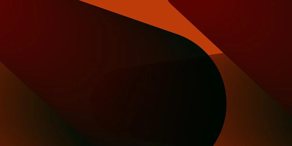 Abstract dark gradient illustration featuring smooth layered round color fi.. Stock Illustration