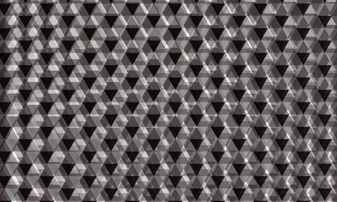 Abstract dark gray background with triangular elements geometric 3d texture Illustrazione stock