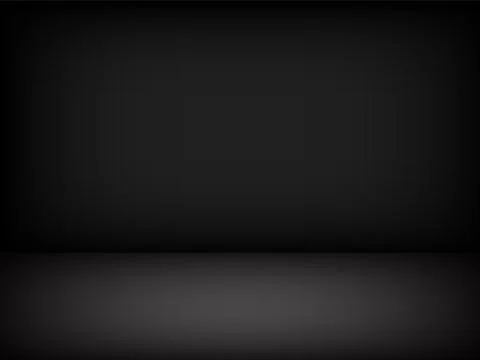 Abstract dark gray cement wall  room gradient background, vector illustration Stock Illustration