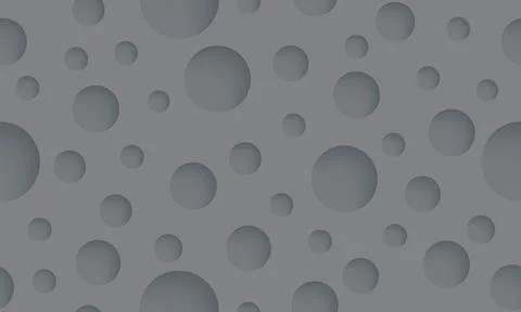 Abstract dark gray circle pattern background. planet surface texture.	 Stock Illustration